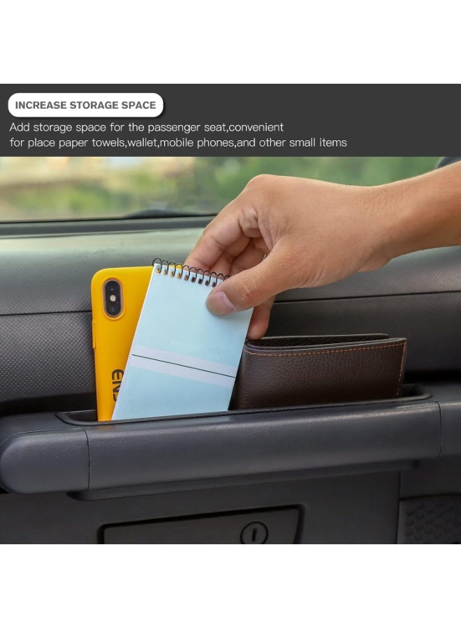 صندوق تخزين الراكب على الصينية مع مقبض وطقم تنظيم الصناديق والملحقات المستخدمة في سيارة جيب رانجلر جيه كيه من عام 2007 إلى 2010 (أسود) - Image 4